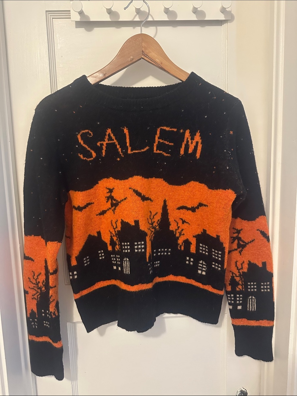 Kiel James Patrick Wool Spooky Season Sweater